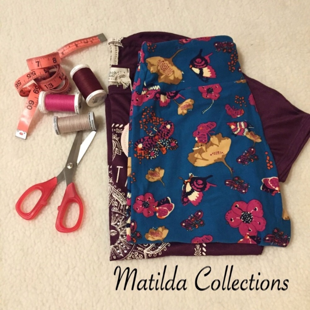 LulaRoe Butterflies OS Leggings